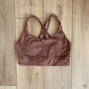 Lululemon Energy Bra Long Line Ice Dye